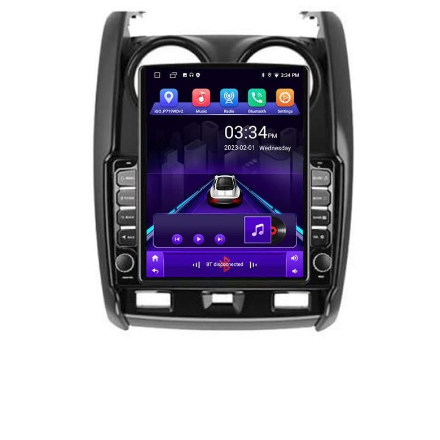 Navigatie Dacia Duster 2012-2019 K-157 ecran tip TESLA 9.7" cu Android Radio Bluetooth Internet GPS WIFI 2+32 DSP Quad - imagine 2