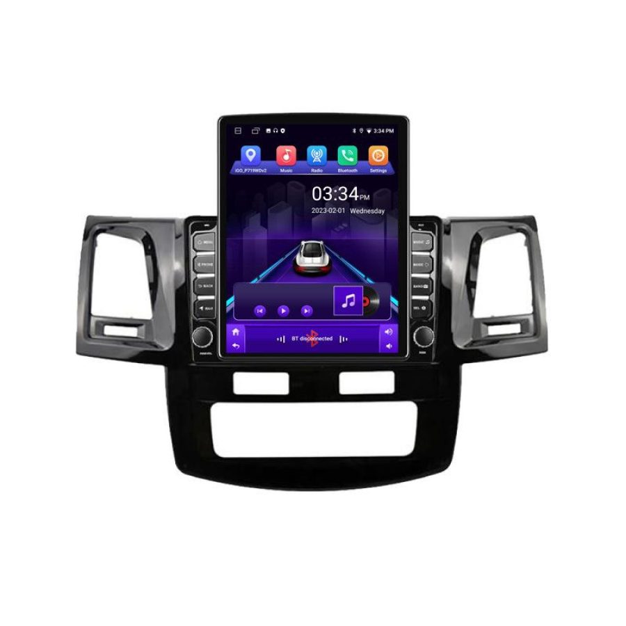 Navigatie Toyota Hilux 2008-2014 K-143 ecran tip TESLA 9.7" cu Android Radio Bluetooth Internet GPS WIFI 2+32 DSP Quad - imagine 2