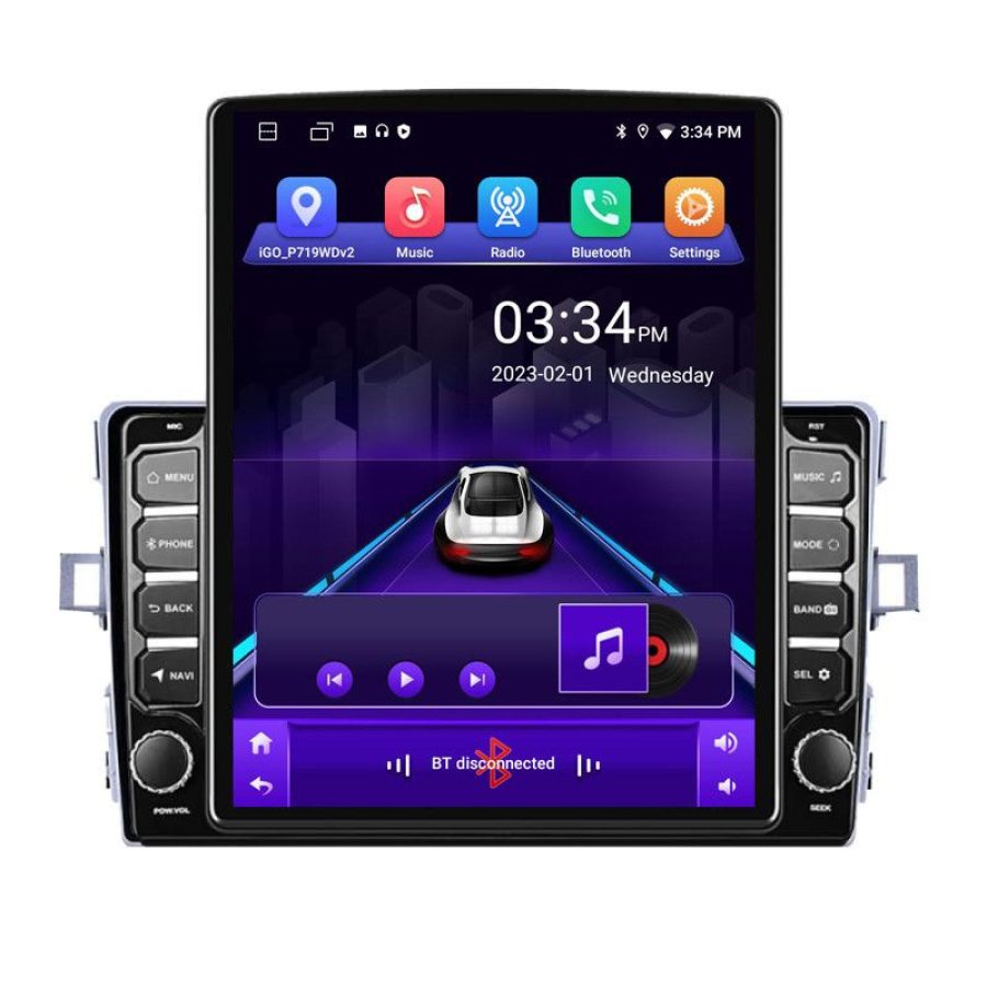 Navigatie Toyota Verso 2010-2016 K-133 ecran tip TESLA 9.7" cu Android Radio Bluetooth Internet GPS WIFI 2+32 DSP Quad - imagine 2