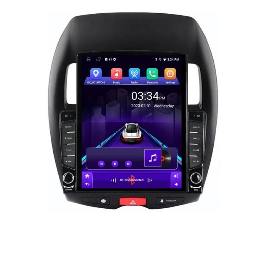Navigatie MITSUBISHI ASX 2013-2017 K-026 ecran tip TESLA 9.7" cu Android Radio Bluetooth Internet GPS WIFI 2+32 DSP Qu - imagine 2