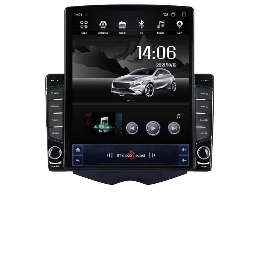 Navigatie HHyundai Veloster Tip Tesla Android radio gps internet 8core 4G 4+32 kit-veloster+EDT-E709 - imagine 2