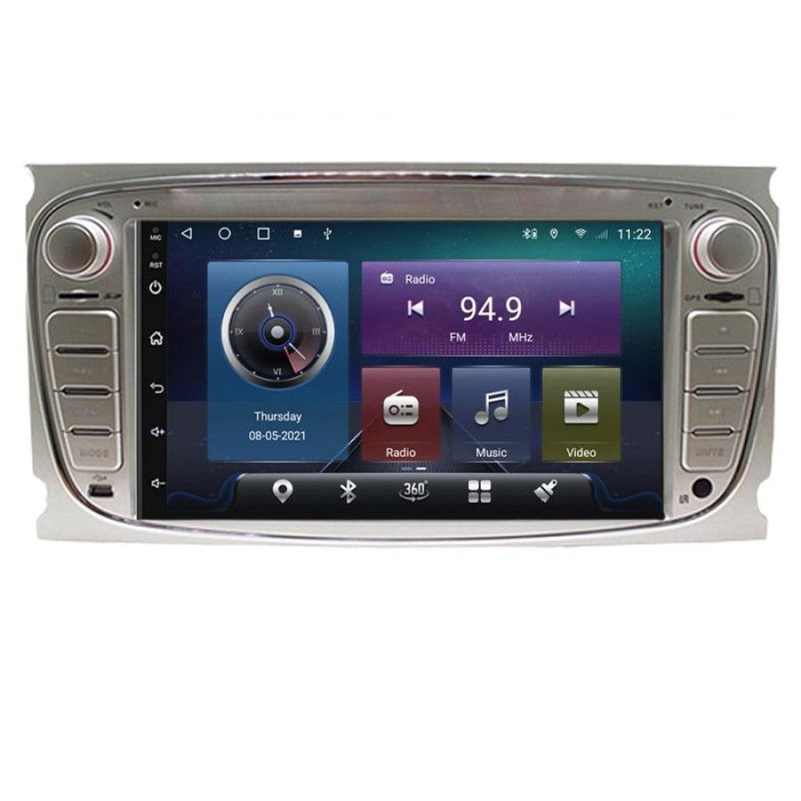 Navigatie Ford Focus/Galaxy/Mondeo/S-max 2008-2011  4+32GB 8Core Android radio gps Internet wifi 4G Carplay - imagine 2