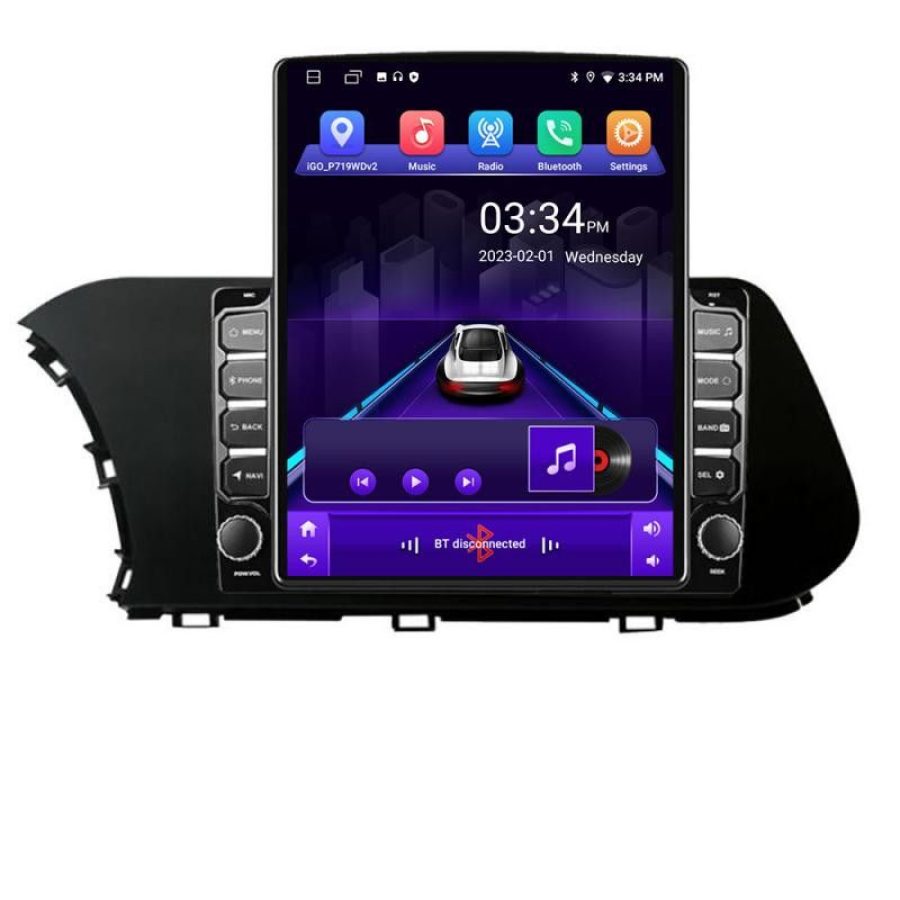 Navigatie HHyundai I20 2020- K-i20 ecran tip TESLA 9.7" cu Android Radio Bluetooth Internet GPS WIFI 2+32 DSP Quad Core - imagine 2