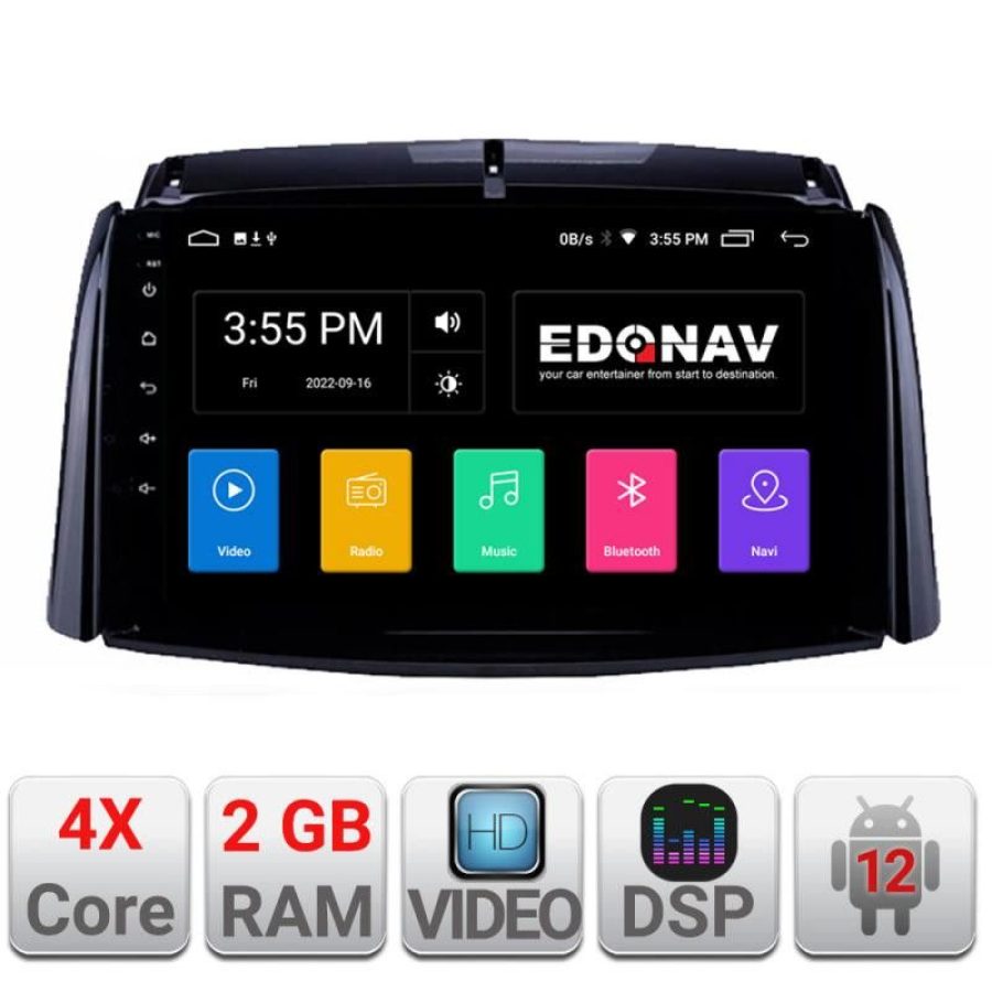 Navigatie Renault Koleos 2009-2016 A-KOLEOS  2+32 GB Android Waze USB Navigatie Internet Youtube Radio - imagine 2