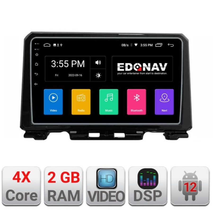 Navigatie Suzuki Jimny 2018- A-JIMNY  2+32 GB Android Waze USB Navigatie Internet Youtube Radio - imagine 2