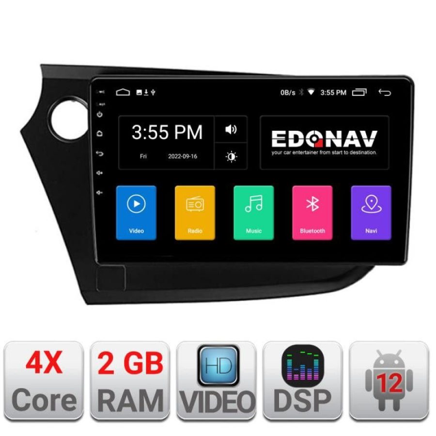 Navigatie Honda Insight 2009-2014 A-insight 2+32 GB Android Waze USB Navigatie Internet Youtube Radio - imagine 2