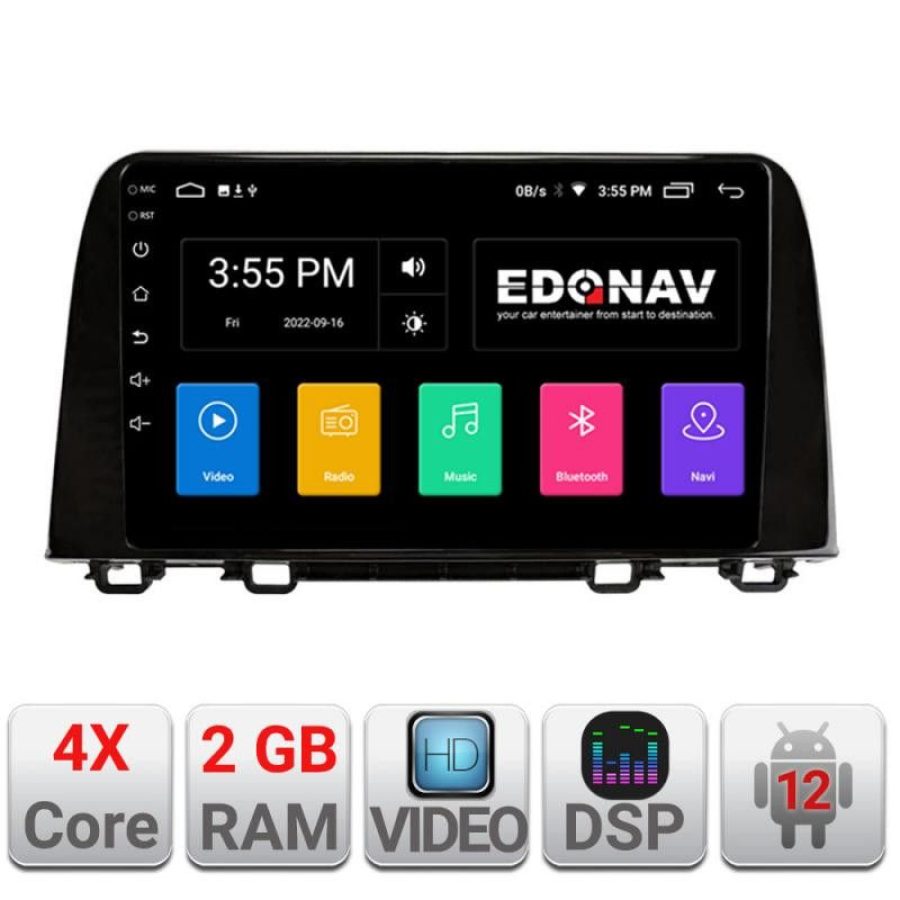 Navigatie Honda CRV 2016-2022 A-CRV19  2+32 GB Android Waze USB Navigatie Internet Youtube Radio - imagine 2
