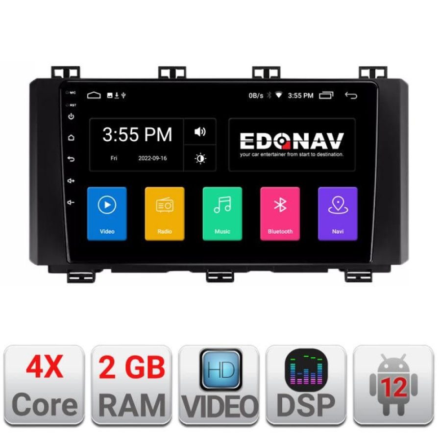 Navigatie Seat Ateca Android radio gps internet  2+32 Kit-ateca+EDT-E209 - imagine 2