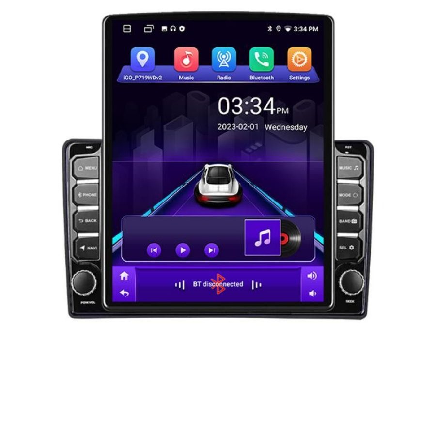 Navigatie Fiat Tipo 2020- Android radio gps internet quad core 2+32 ecran vertical 9.7" Kit-tipo2022+EDT-E708 - imagine 2