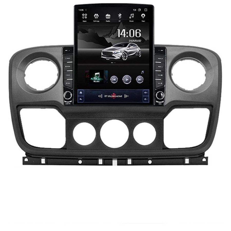 Navigatie Opel Movano, Renault Master 2010-2021 Android radio gps internet Octa Core 4+64GB 9.7" tip Tesla LTE - imagine 2