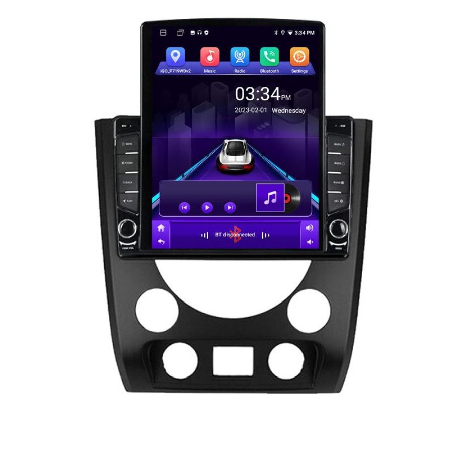 Navigatie Ssangyong Rexton 2013-2016 ecran tip TESLA 9.7" cu Android Radio Bluetooth Internet GPS WIFI 2+32 DSP Quad C - imagine 2