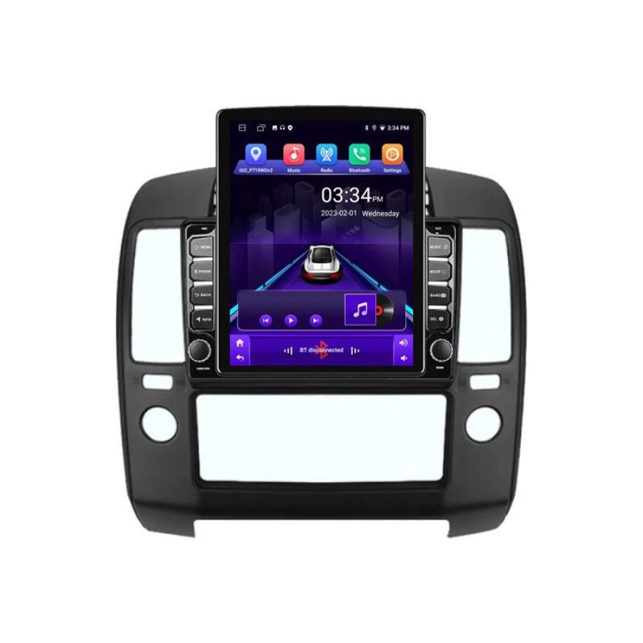 Navigatie Nissan Navara Pathfinder 2005-2010 K-nav5 ecran tip TESLA 9.7" cu Android Radio Bluetooth Internet GPS WIFI - imagine 2