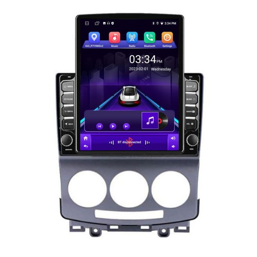 Navigatie Mazda 5 2005-2010 K-MZ22 ecran tip TESLA 9.7" cu Android Radio Bluetooth Internet GPS WIFI 2+32 DSP Quad Cor - imagine 2