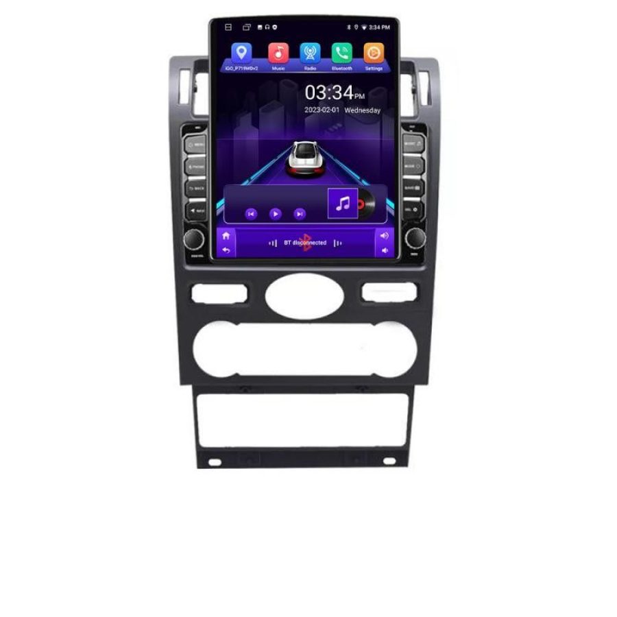 Navigatie Ford Mondeo 2004-2007 ecran tip TESLA 9.7" cu Android Radio Bluetooth Internet GPS WIFI 2+32 DSP Quad Core - imagine 2