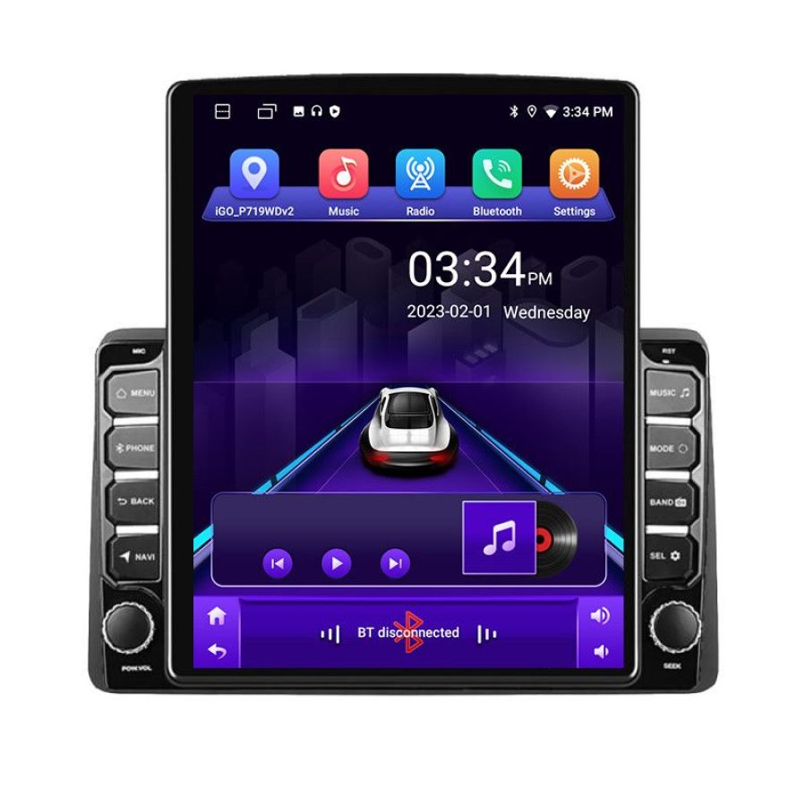 Navigatie Opel Movano Renault Master 2020- ecran tip TESLA 9.7" cu Android Radio Bluetooth Internet GPS WIFI 2+32 DSP - imagine 2