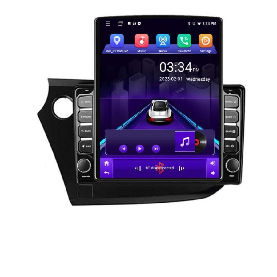 Navigatie Honda Insight 2009-2014 K-insight ecran tip TESLA 9.7" cu Android Radio Bluetooth Internet GPS WIFI 2+32 DSP - imagine 2