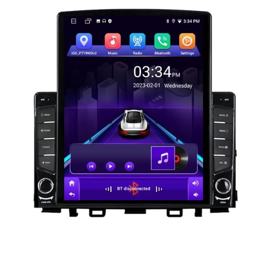 Navigatie Kia Stonic 2016-2020 Android radio gps internet quad core 2+32 ecran vertical 9.7" Kit-Stonic+EDT-E708 - imagine 2