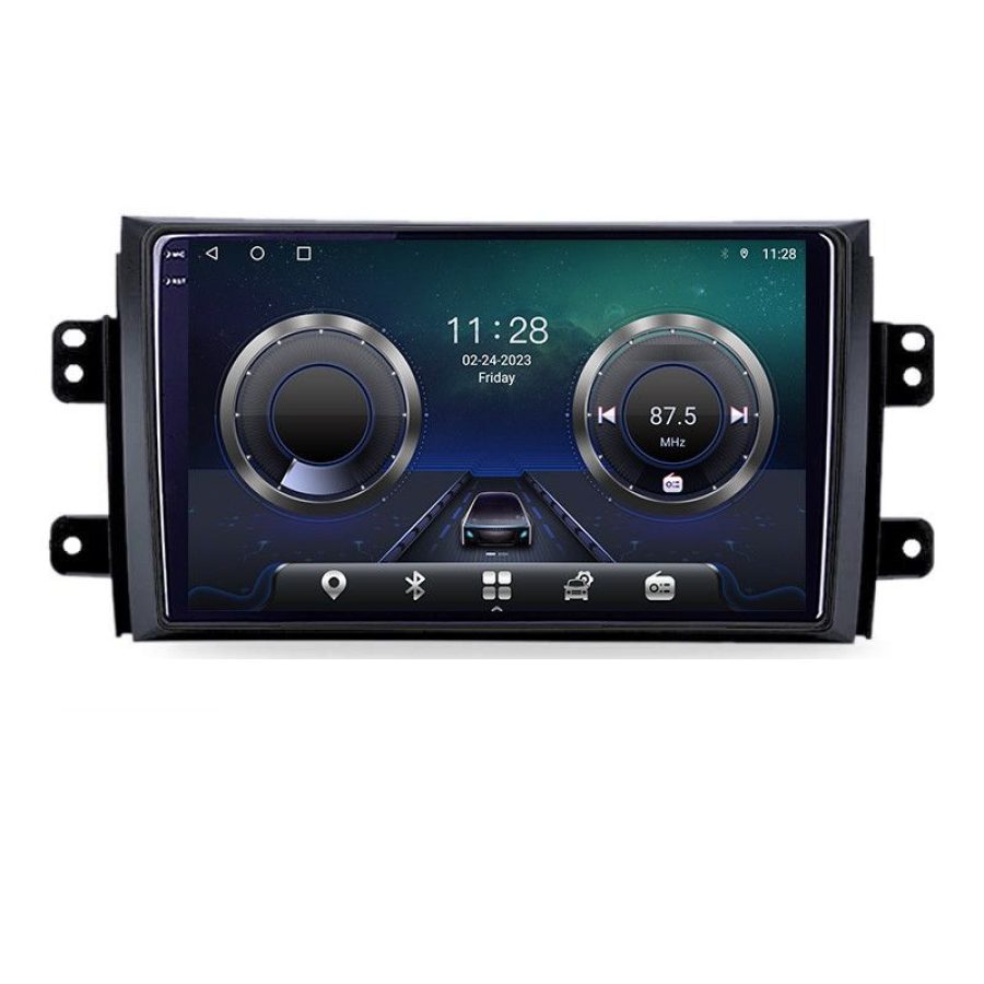 Navigatie Suzuki SX4 2006-2013 C-124 Android Octa Core Ecran 2K QLED GPS 4G 4+32GB 360 KIT-124+EDT-E409-2K - imagine 2