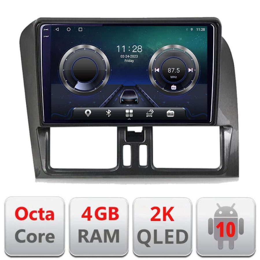 Navigatie dedicata Volvo XC60 C-272 Android Octa Core Ecran 2K QLED GPS  4G 4+32GB 360 KIT-272+EDT-E409-2K - imagine 3
