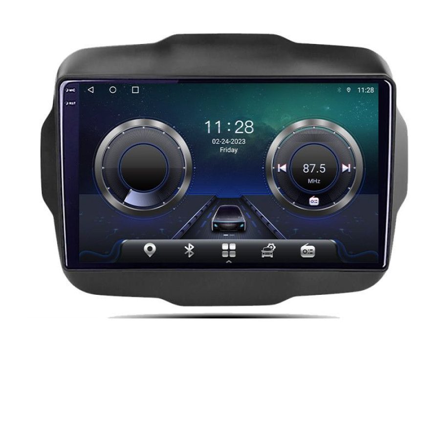 Navigatie Jeep Renegade C-500 Android Octa Core Ecran 2K QLED GPS 4G 4+32GB 360 KIT-500+EDT-E409-2K - imagine 2