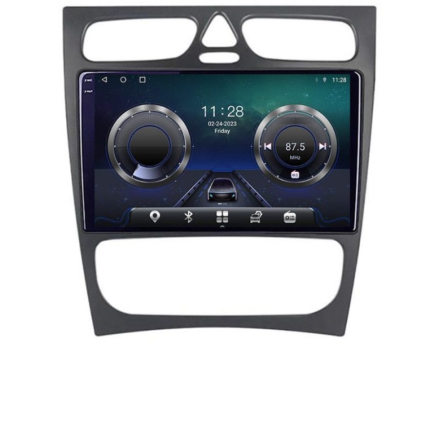 Navigatie Mercedes CLK C W203 C-clk Android Octa Core Ecran 2K QLED GPS 4G 4+32GB 360 kit-clk+EDT-E409-2K - imagine 2