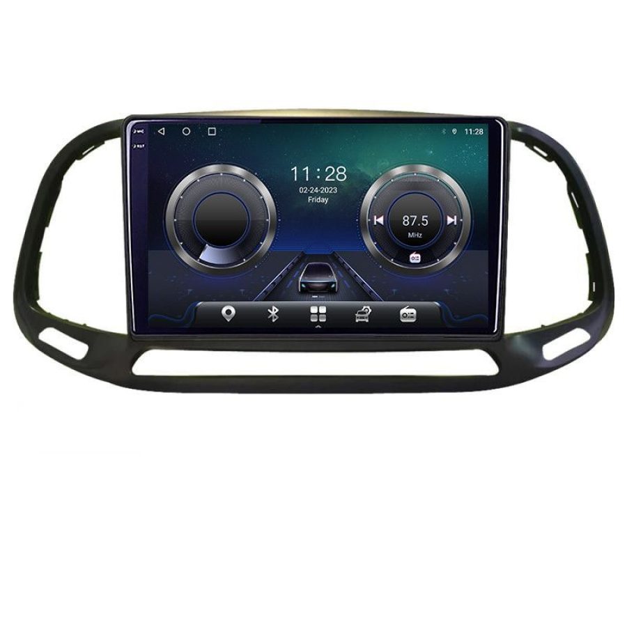 Navigatie Fiat Doblo 2015-2018 C-DOBLO15 Android Octa Core Ecran 2K QLED GPS 4G 4+32GB 360 KIT-DOBLO15+EDT-E409-2K - imagine 2
