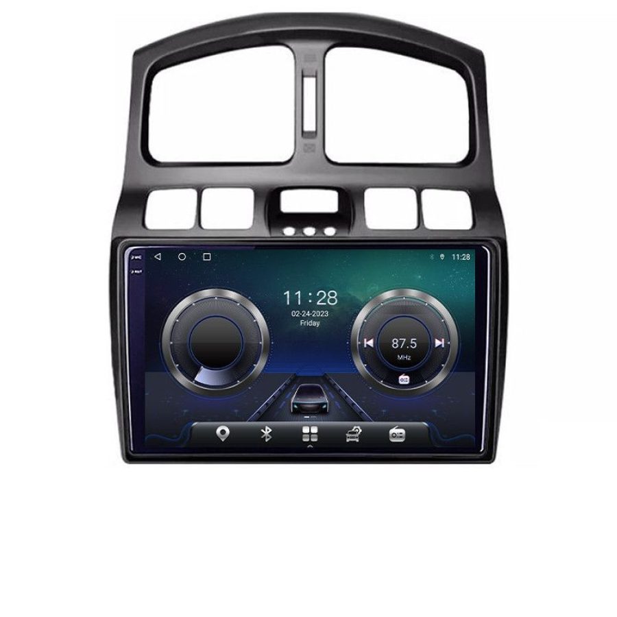 Navigatie HHyundai Santa Fe 2000-2006 Android Octa Core Ecran 2K QLED GPS 4G 4+32GB 360 KIT-santafe-old+EDT-E409-2K - imagine 2