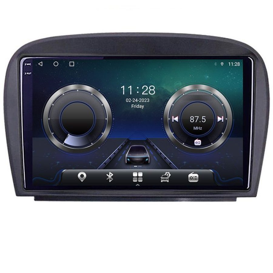 Navigatie Mercedes SL W230 2004-2011 C-W230 Android Octa Core Ecran 2K QLED GPS 4G 4+32GB 360 KIT-w230+EDT-E409-2K - imagine 2