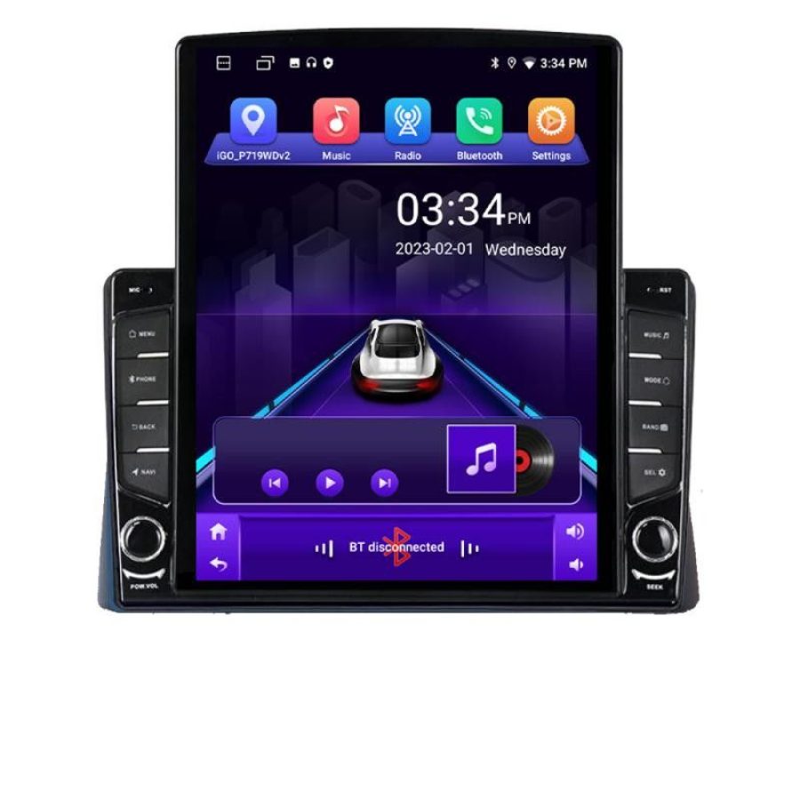 Navigatie Jeep Grand Cherokee 2004-2007 Android radio gps internet quad core 2+32 ecran vertical 9.7" Kit-cherokee-2007+EDT-E708 - imagine 2