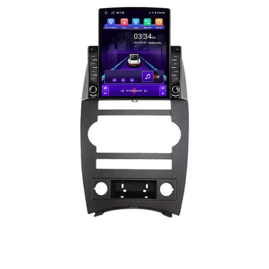 Navigatie Jeep Commander Android radio gps internet quad core 2+32 ecran vertical 9.7" Kit-commander+EDT-E708 - imagine 2