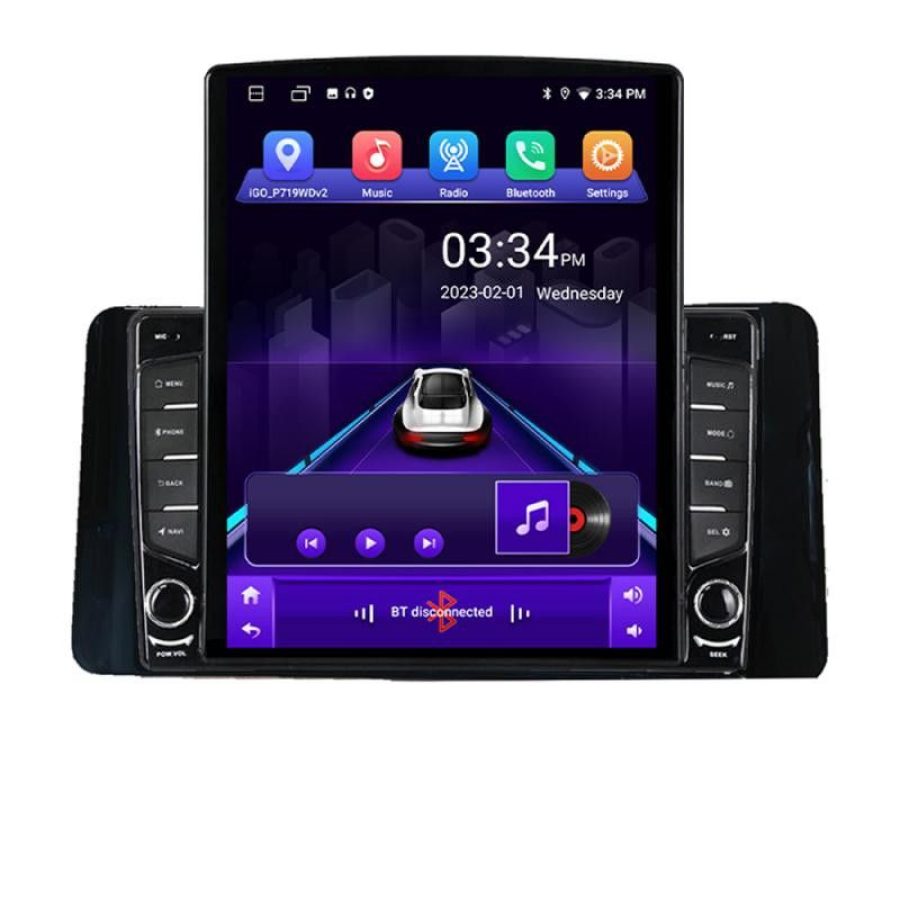 Navigatie Skoda Kamiq 2019- Android radio gps internet quad core 2+32 ecran vertical 9.7" Kit-kamiq+EDT-E708 - imagine 2