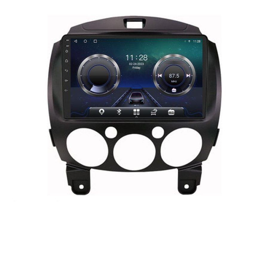 Navigatie Mazda 2 2007-2013 Android ecran Qled 2K Octa core 4+32 Kit-mazda2+EDT-E409-2K - imagine 2