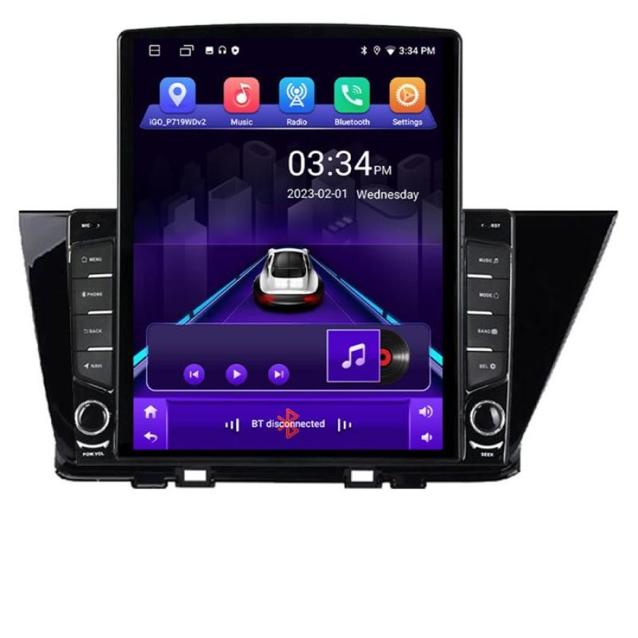 Navigatie Kia Niro 2017- Android radio gps internet quad core 2+32 ecran vertical 9.7" Kit-niro+EDT-E708 - imagine 2