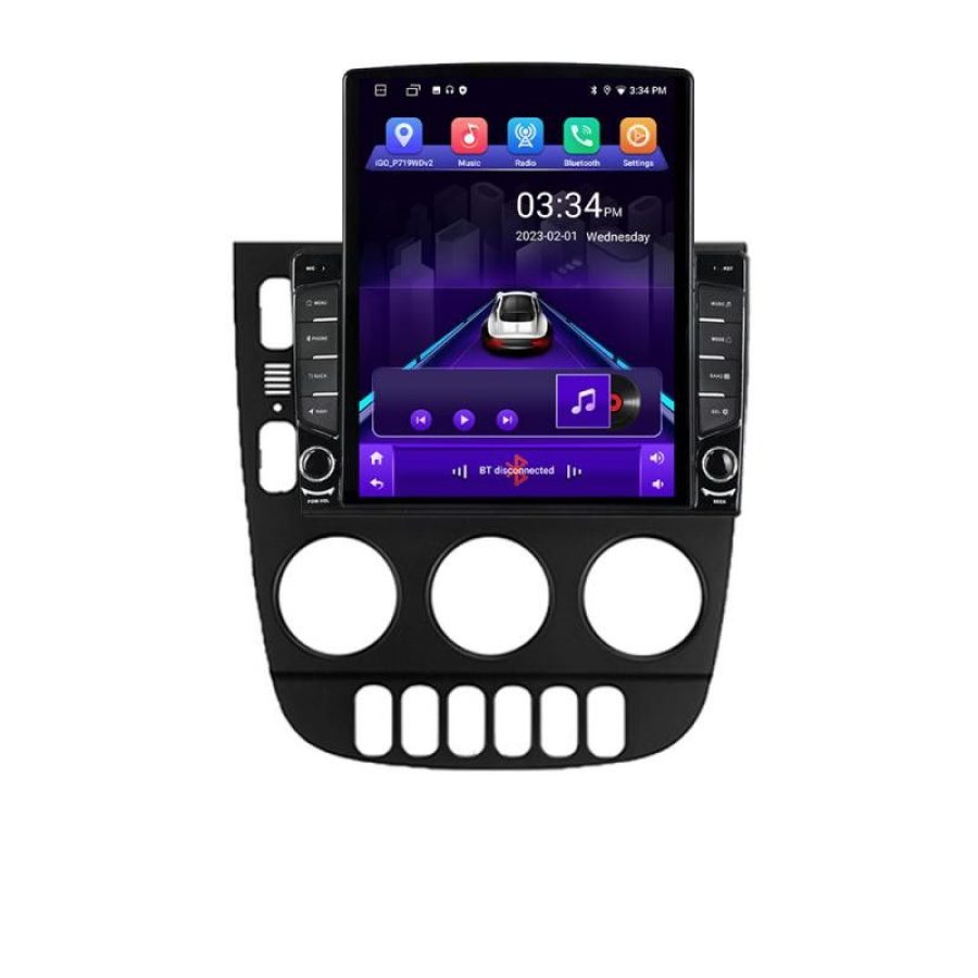 Navigatie Mercedes ML W163 1998-2005 Android radio gps internet quad core 2+32 ecran vertical 9.7" Kit-i20-2012+EDT-E708 - imagine 2