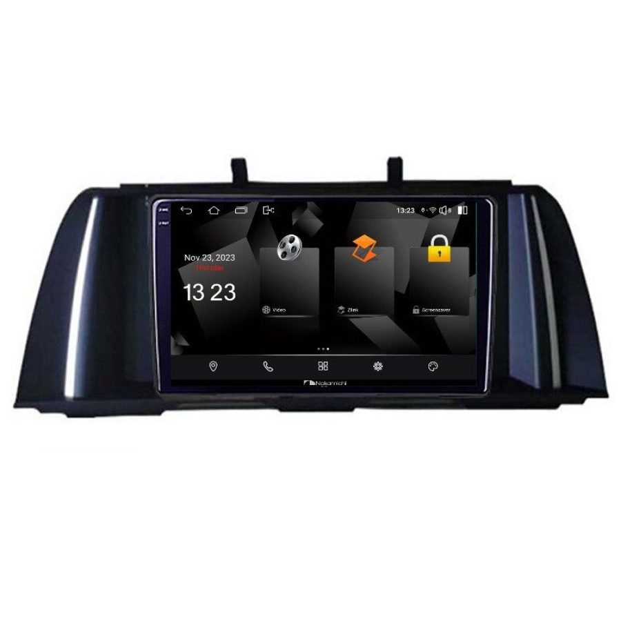 Navigatie Seria 5 F10 2010-2012 CIC Android Ecran 720P Quad Core 2+32 carplay android auto - imagine 2