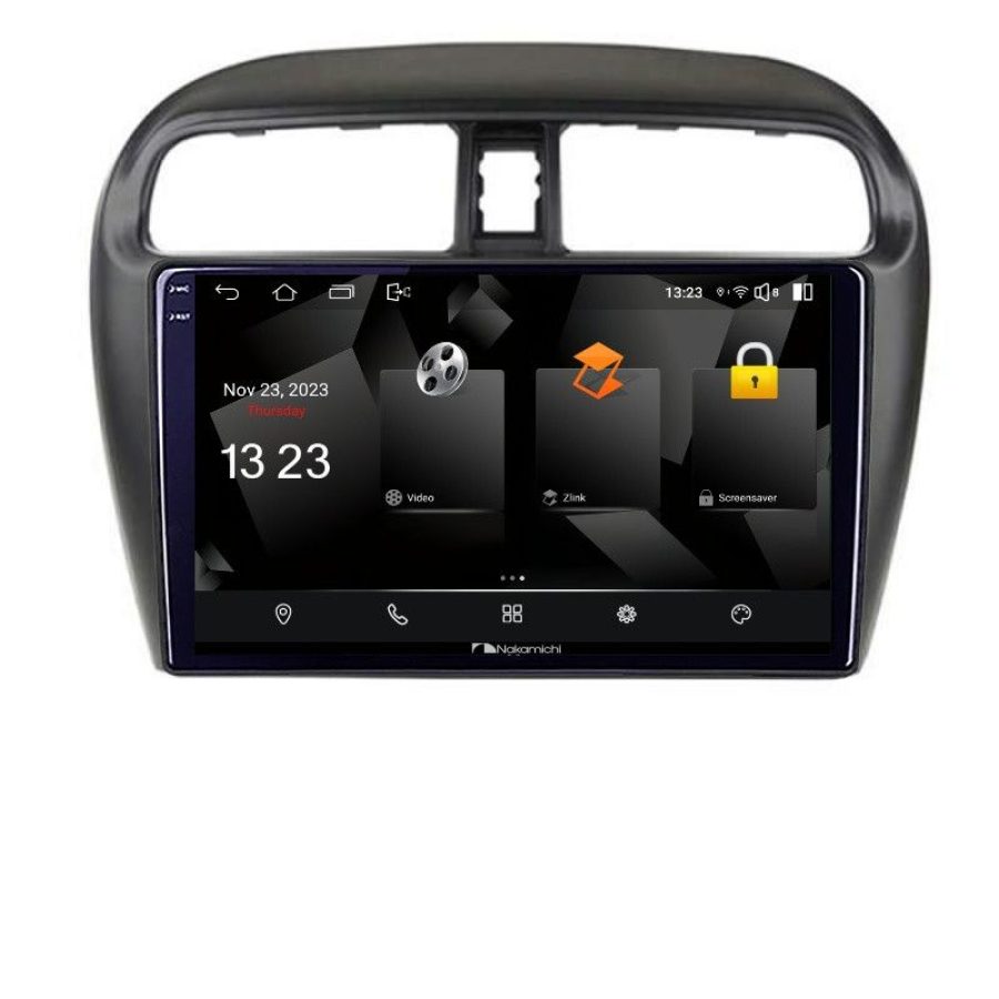 Navigatie Mitsubishi Space Star Mirage Attrage 2012- Android Octa Core Qualcomm 2K Qled 8+128 DTS DSP 360 4G Optical - imagine 2