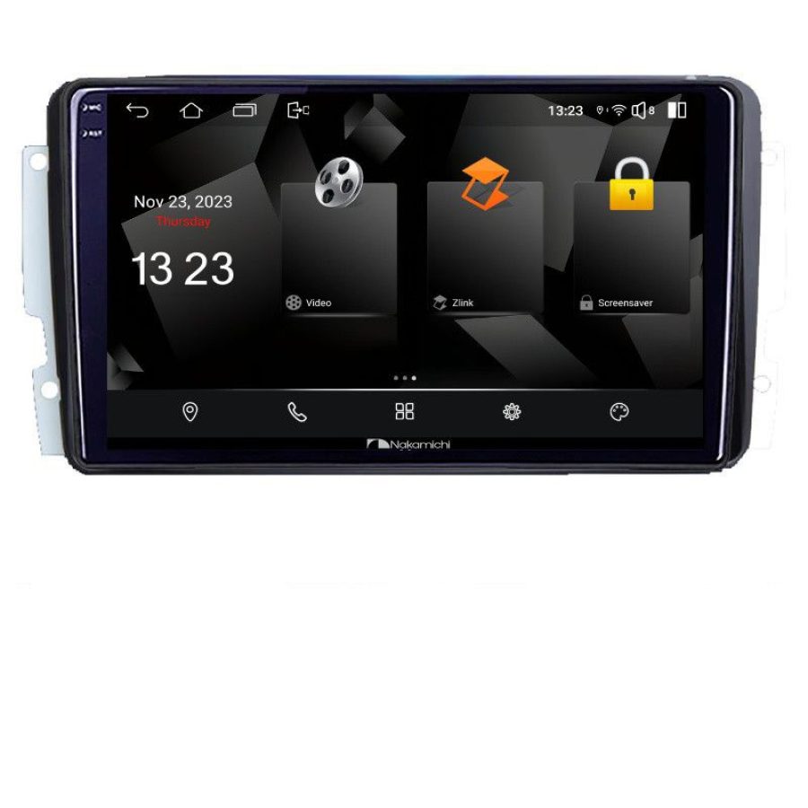 Navigatie Mercedes C 2001-2004 CLK G 2004-2006 5960Pro-171 Android Octa Core Qualcomm 2K Qled 8+128 DTS DSP 360 4G Optical - imagine 2