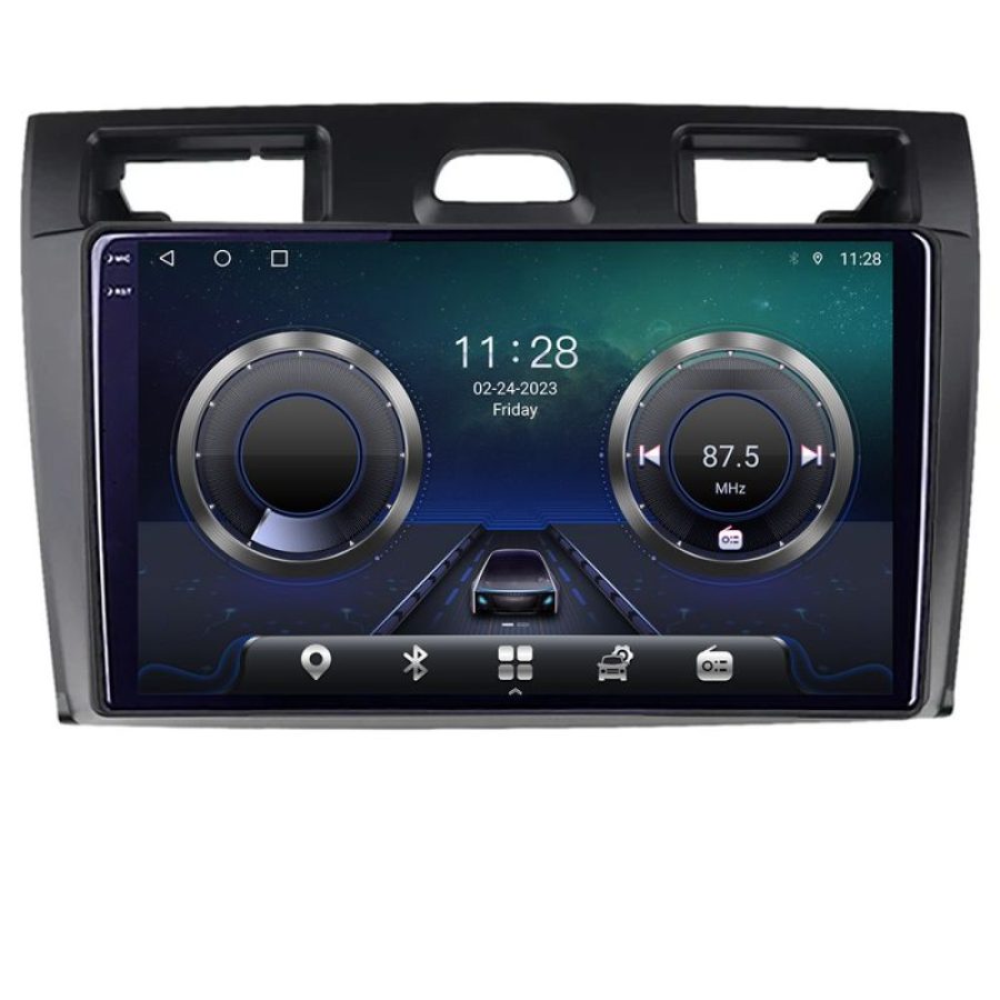 Navigatie Ford Fiesta MK5 2002-2008 Android ecran Qled 2K Octa core 4+32 KIT-fiesta-mk5+EDT-E409-2K - imagine 2
