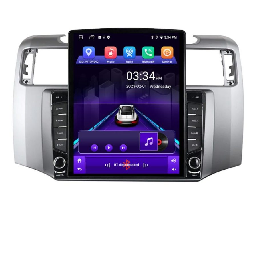 Navigatie Toyota 4runner 2009-2019 Android radio gps internet quad core 2+32 ecran vertical 9.7" KIT-4runner+EDT-E708 - imagine 2