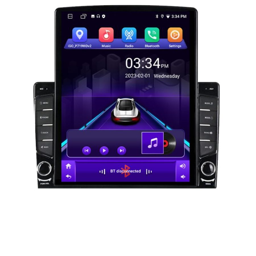 Navigatie Kia Ceed 2010-2012 Android radio gps internet quad core 2+32 ecran vertical 9.7" KIT-Ceed10+EDT-E708 - imagine 2
