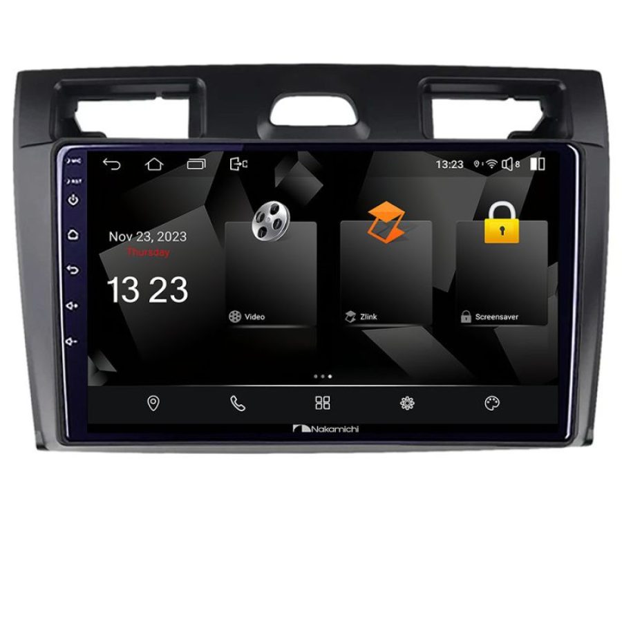 Navigatie Ford Fiesta MK5 2002-2008 Android Ecran 720P Quad Core 2+32 carplay android auto - imagine 2
