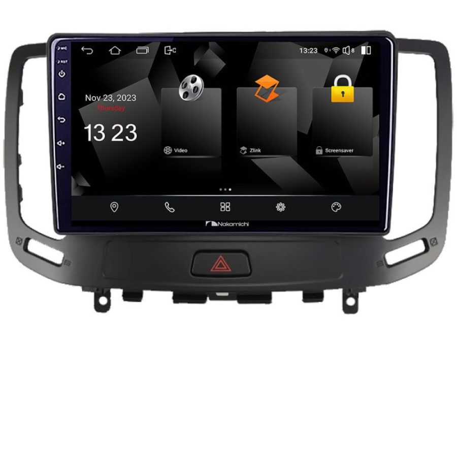 Navigatie Infiniti G35 G37 2006-2013 Android Ecran 720P Quad Core 2+32 carplay android auto - imagine 2