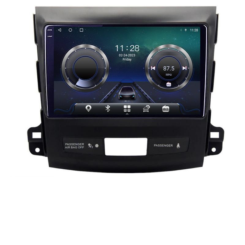 Navigatie Mitsubishi Outlander 2010 C-056 Android Octa Core Ecran 2K QLED GPS 4G 4+32GB 360 KIT-056+EDT-E409-2K v2 - imagine 2