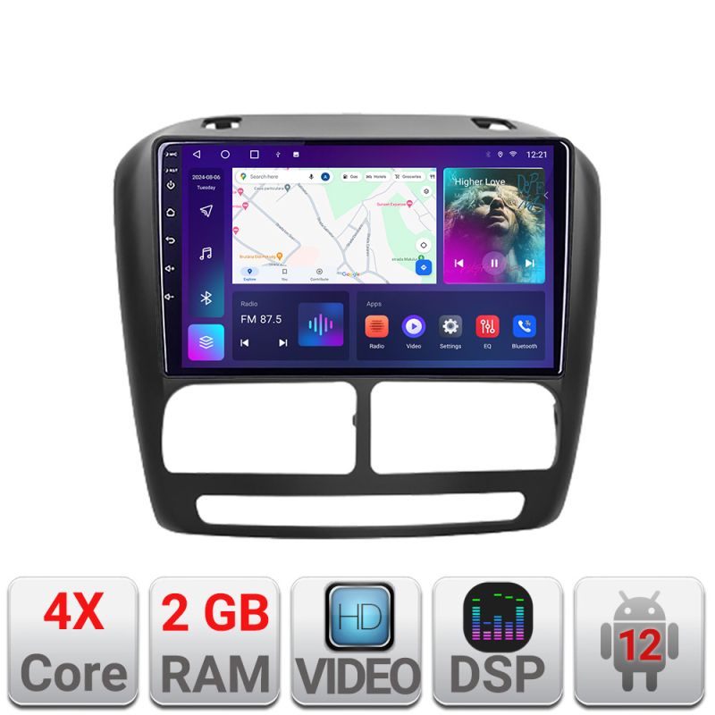 Navigatie Fiat Doblo 2010-2017 si Opel Combo 2010-2017 2+32 GB Quad Core Android Waze USBNavigatie Internet Youtube v1