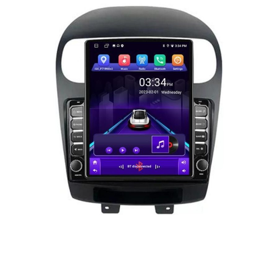 Navigatie Fiat Freemont Dodge Journey 2012-2019 ecran tip TESLA 9.7" cu Android Radio Bluetooth Internet GPS WIFI 2+32 v1 - imagine 2