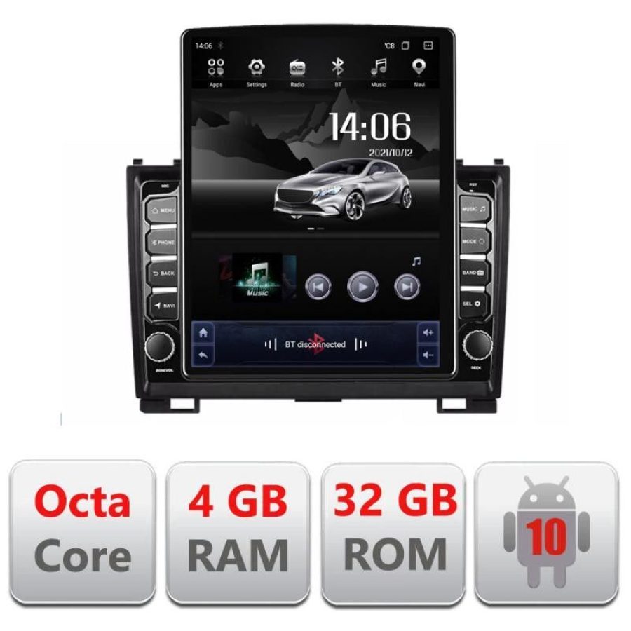 Navigatie Hummer H2 intre anii 2008-2009 Android radio gps internet Lenovo Octa Core 4+64 LTE Kit-H2+EDT-E710 v2 - imagine 2