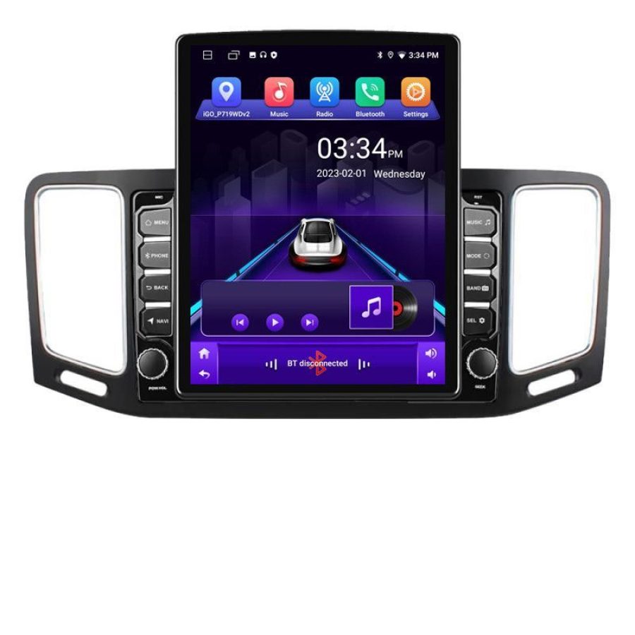 Navigatie VW Sharan 2011-2020 K-SHARAN ecran tip TESLA 9.7" cu Android Radio Bluetooth Internet GPS WIFI 2+32 DSP Quad v1 - imagine 2