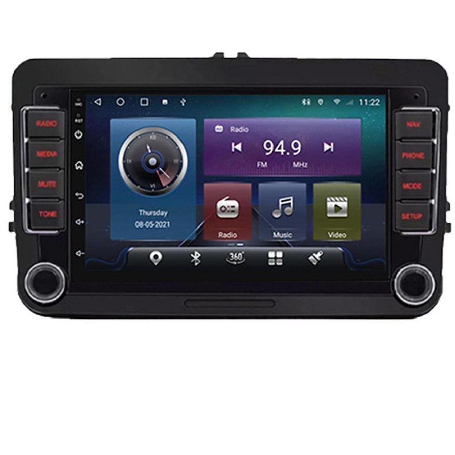 Navigatie VW Skoda Seat Ecran 7" 4+32GB 8Core Android radio gps Internet wifi 4G Carplay kit-vw-univers v1 - imagine 2