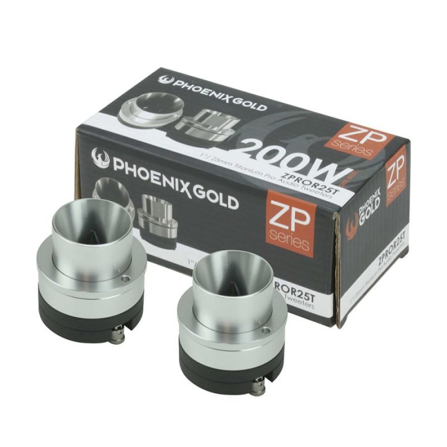 Difuzoare tweeter Phoenix Gold ZP 100 watts 25 mm 1" 4 ohm - imagine 4