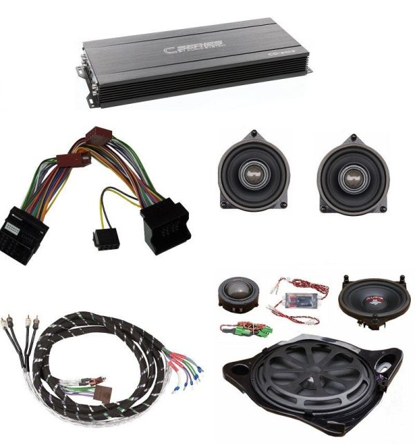 Pachet sistem audio plu&apos;n&apos;play Audio System dedicat Mercedes 690 watts
